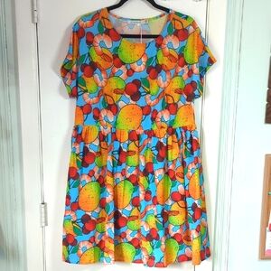 NWT Little Party Dress Freya Summer Feast Dress sz AU10